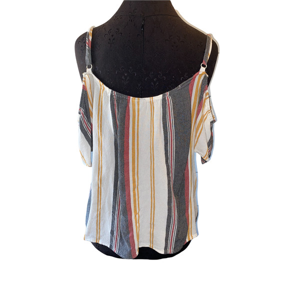 TORRID Off shoulder striped size 2 blouse - Picture 4 of 6